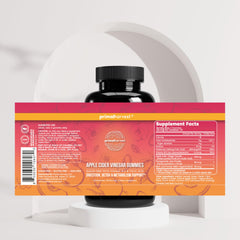 Primal Harvest ACV Gummies gluten-free and vegan packaging close-up