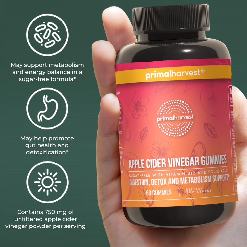Primal Harvest ACV Gummies USA-made facility seal