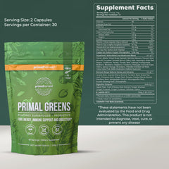 Primal Harvest bottle pour showing easy mixing for shakes.