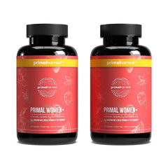 Primal Harvest women's multivitamin bottle front for daily wellness.