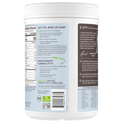 Primal Kitchen Vanilla Coconut Collagen Fuel in a glass shake for on-the-go