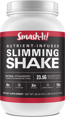 Primal Labs Smash-It tub front label with strawberry flavor and keto-friendly protein.