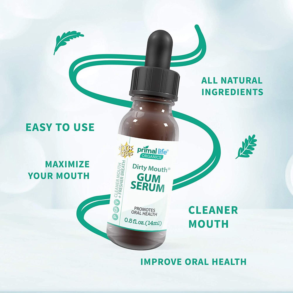 Primal Life Gum Drops tea-tree-oil emphasizes cleansing breath.