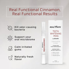 Primal Life Organics Real White Teeth Whitening Pen cinnamon apply gel to teeth for even coverage