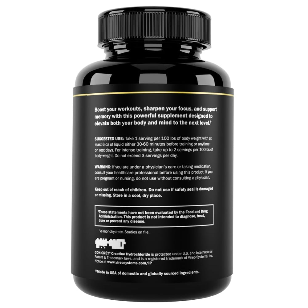 Daily-use Prime Labs Creatine HCl capsules on a fitness setup