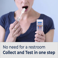 Prime Screen color indicator turns red to confirm adequate collection.