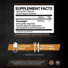 PrimeGENIX Testodren bottle highlighting fenugreek-based formula for vitality