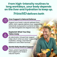 PrimeMD 22in1 ingredient label highlights Milk Thistle and Turmeric botanicals.