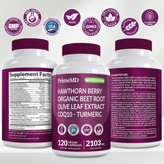 PrimeMD olive leaf extract visible as part of the blend