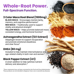 PrimeMD 6in1 maca capsules with Ashwagandha for mood balance.