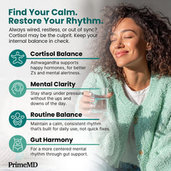PrimeMD Magnesium glycinate capsules display.