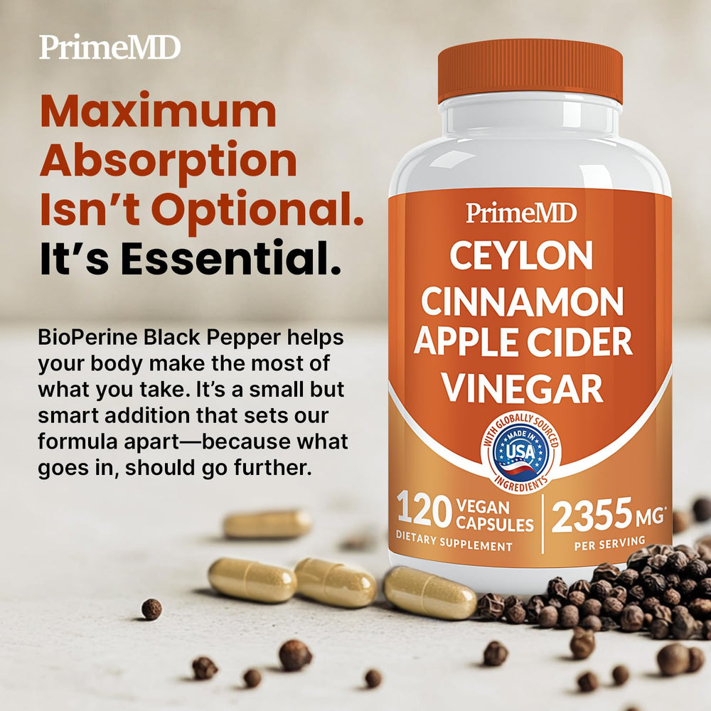 PrimeMD serving size indicator shows three capsules per serving