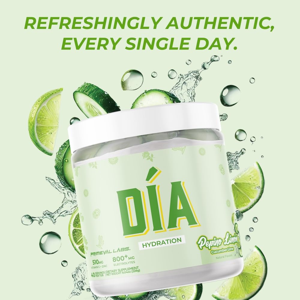DIA hydration electrolytes delivering over 700 mg per serving for fluid balance