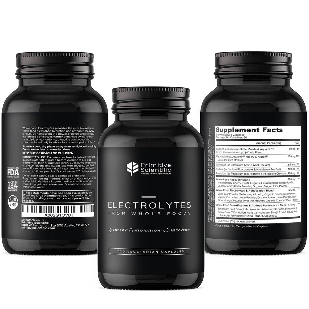 Primitive Scientific Eurofins-tested capsules ensuring safety with rigorous purity checks.