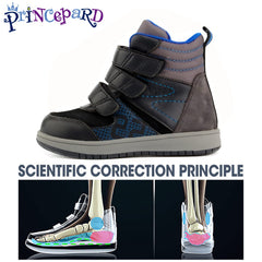 Princepard High-top boot shows ankle stability for confident strides.