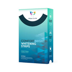 Prism Smile ComfortBright upper strip in cool mint for a secure whitening session