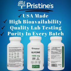 PRISTINE'S Glycine in workout setting implying muscle recovery after exercise.