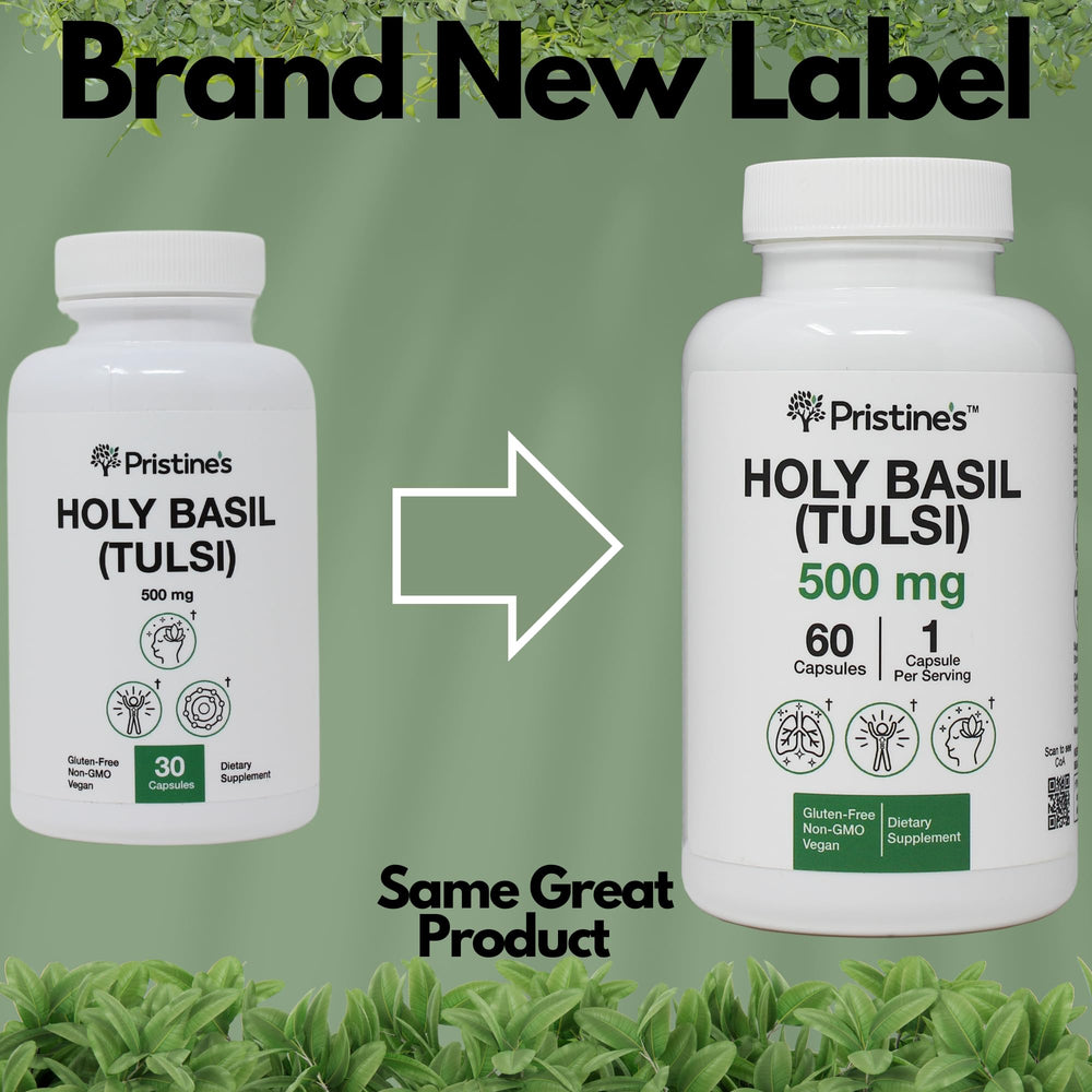 PRISTINE'S Holy Basil Tulsi 3-pack box for easy routine