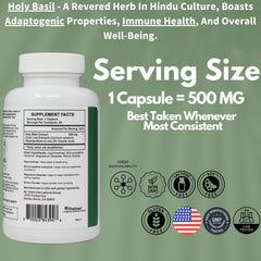 Herbal supplement box scene conveys traditional Ayurvedic roots with modern convenience.