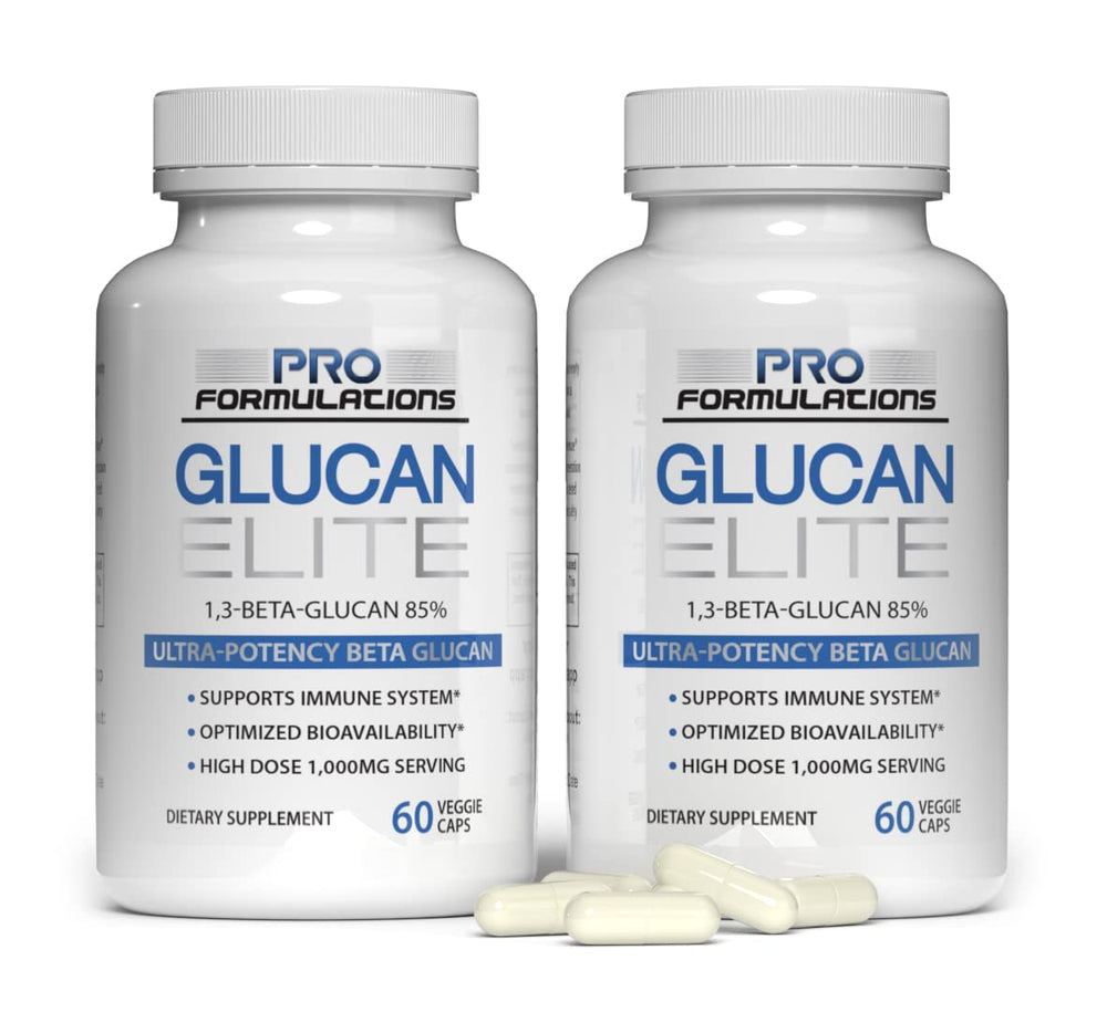 Pro Formulations MD Glucan Elite bottle front with 60 capsules for immune balance