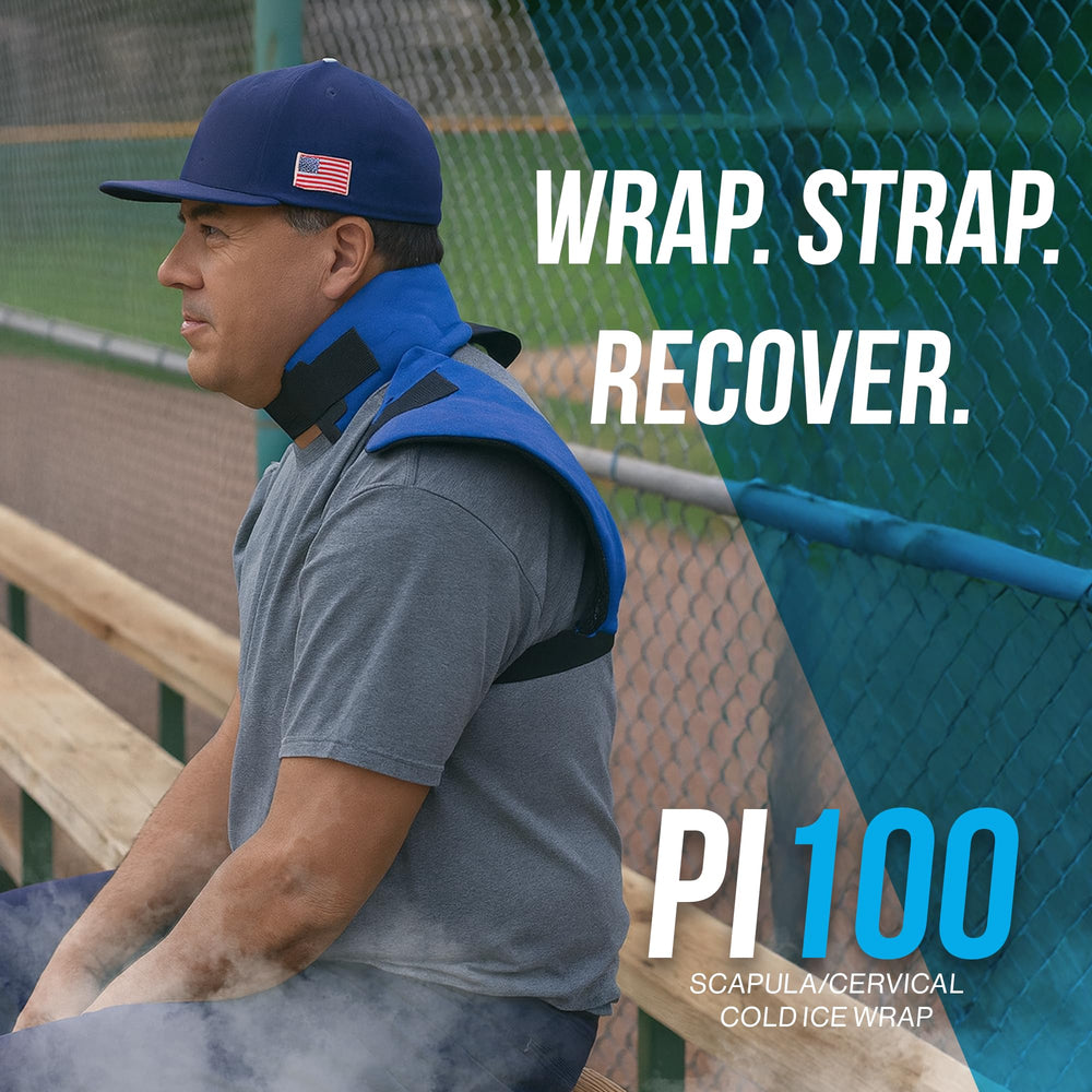 Fabric texture of the PRO ICE scapula wrap for breathable comfort
