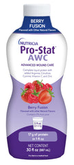 Pro-Stat AWC Berry Fusion bottle shown for convenient protein support during recovery