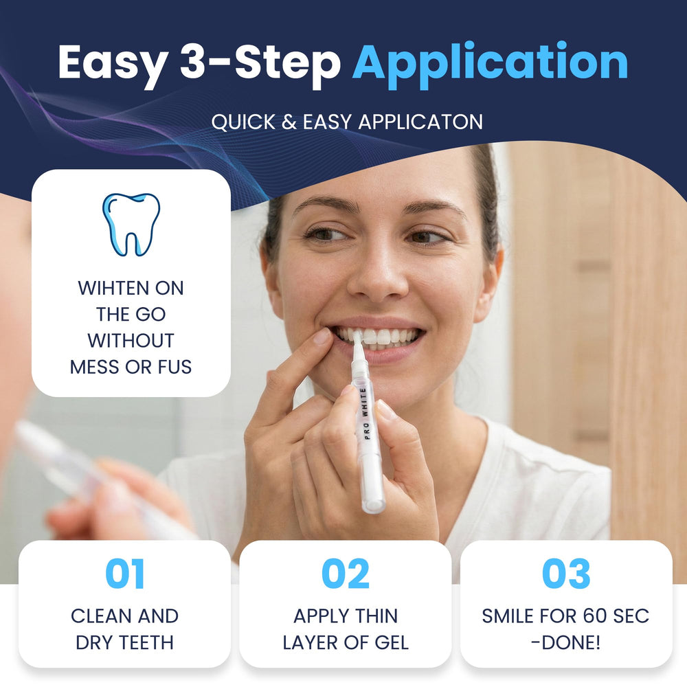 Pro White Teeth Kits 2ml Pack convenient two-pack for ongoing whitening.