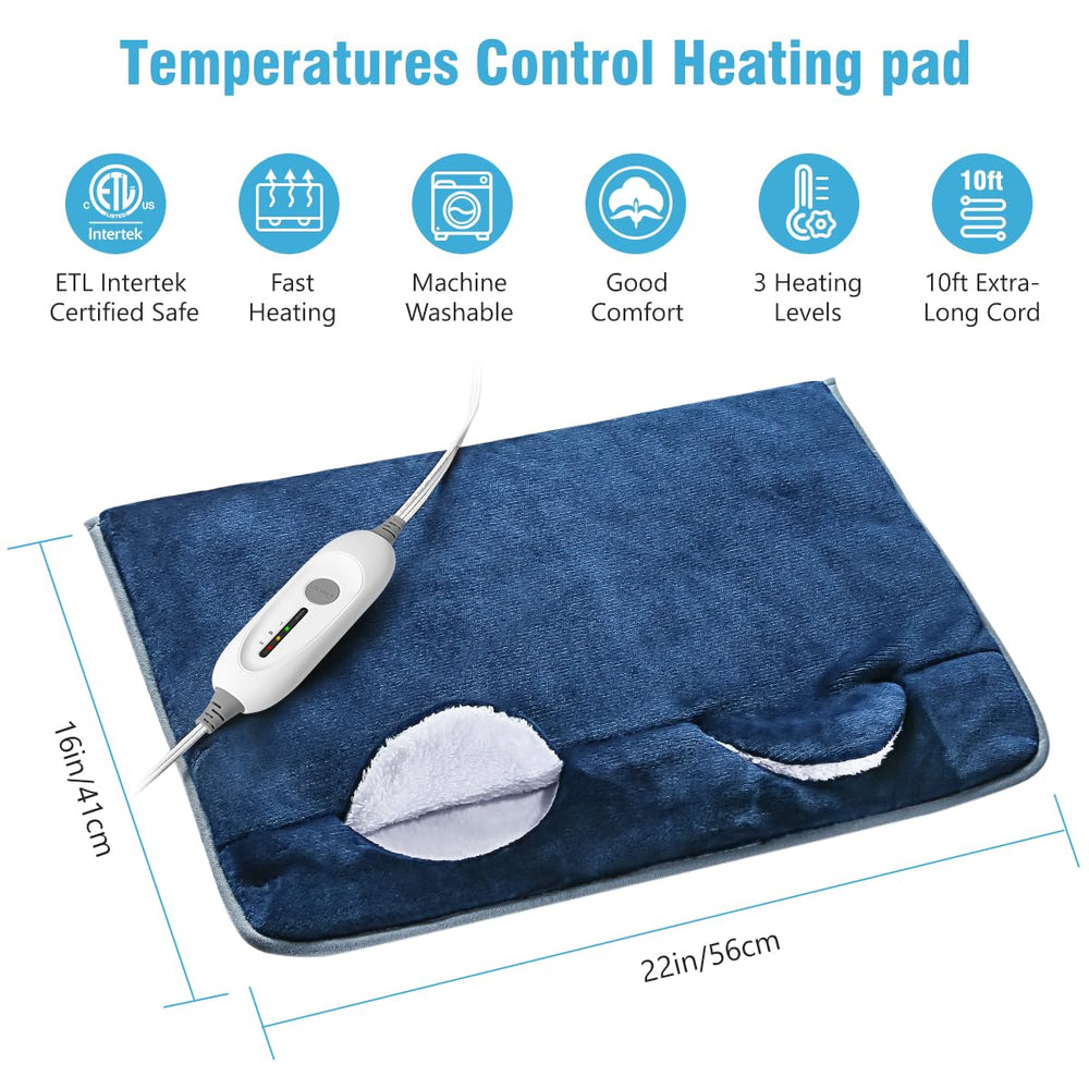 PROALLER foot warmer dual-pocket design keeps heat centered