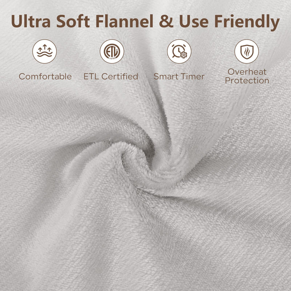 Close-up of PROALLER soft flannel fabric highlighting skin-friendly, luxurious texture