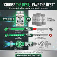 Probase NMN bottle label emphasizing clean ingredient list