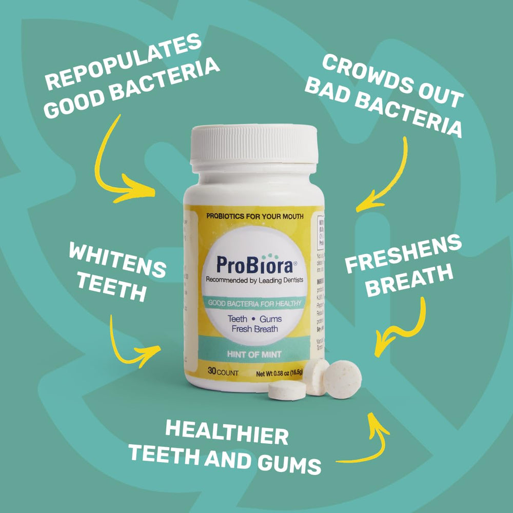 ProBiora Daily chew routine shows simple, water-free oral care