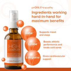 Under-tongue use of proBLENopathy HGH spray demonstrating rapid absorption