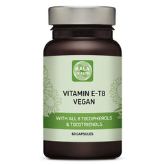Procapsin vegan Vitamin E bottle showing full-spectrum tocopherols and tocotrienols for hair and skin