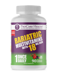 ProCare Health ASMBS guideline friendly bariatric vitamins for compliance