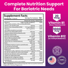 ProCare Health nutrition label highlights iron and essential nutrients