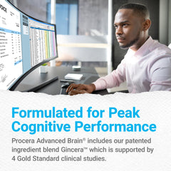 Focused work session with Procera Advanced Brain illustrating energy for attention-demanding tasks.