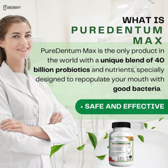 ProDentim Max 40B CFU label showcasing probiotic potency.