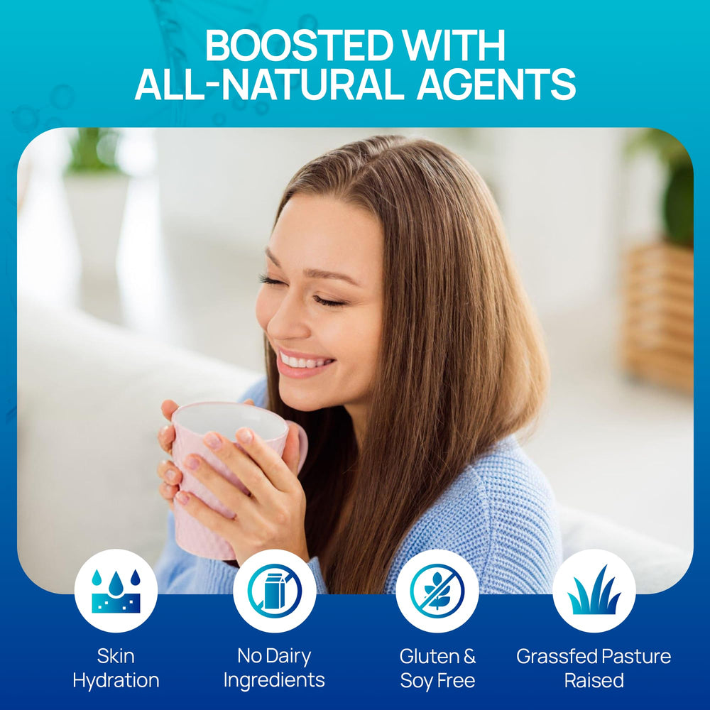 Product Maxx multi-collagen types I-V-X bottle shows comprehensive blend.