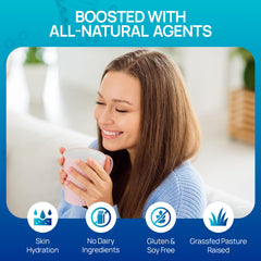 Product Maxx multi-collagen types I-V-X bottle shows comprehensive blend.