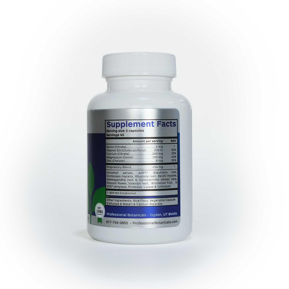 Vitamin D3 capsule shown on bottle label for daily support