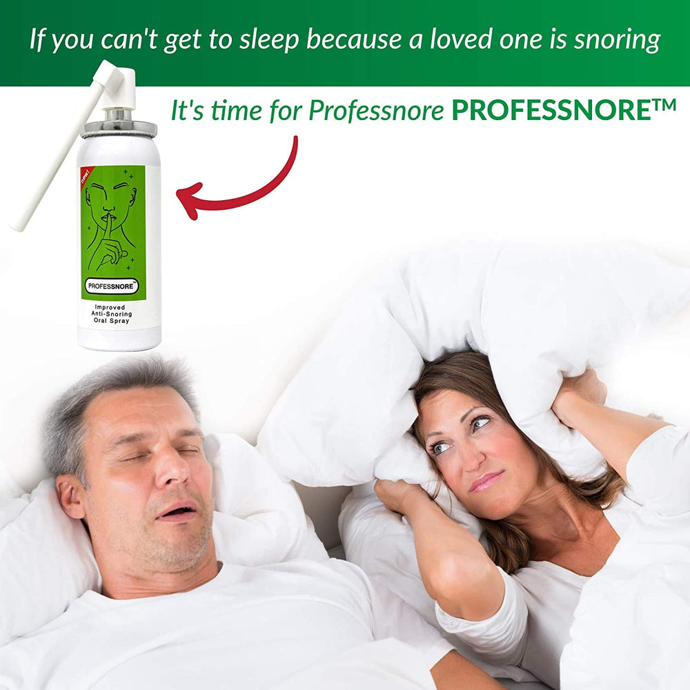 Professnore pump-spray demonstrates easy bedtime application.