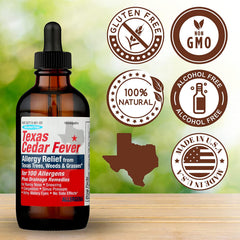PROGENA Allergena herbal blend image suggesting cooling, soothing relief