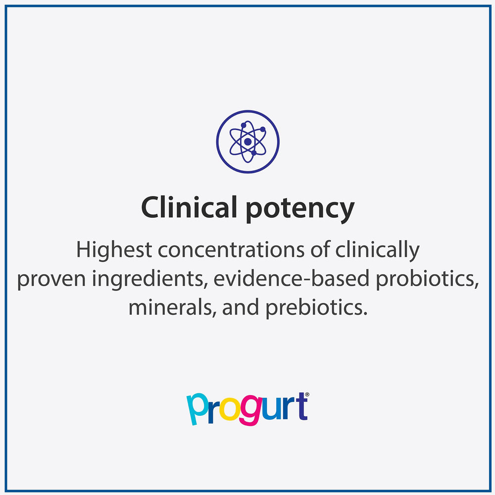 PROGURT Digestive and immune reboot after antibiotics or travel.