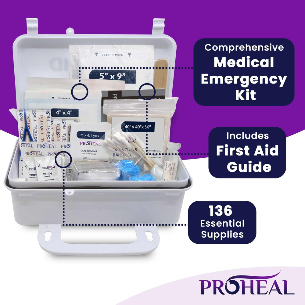 ProHeal 136 piece essentials for workplaces, trucks, and job sites