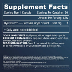 Close-up of ProHealth HydroCurc veggie capsules for easy daily dosing.