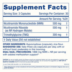 ProHealth NMNR Pro Synergy third-party lab test confirms potency and purity.