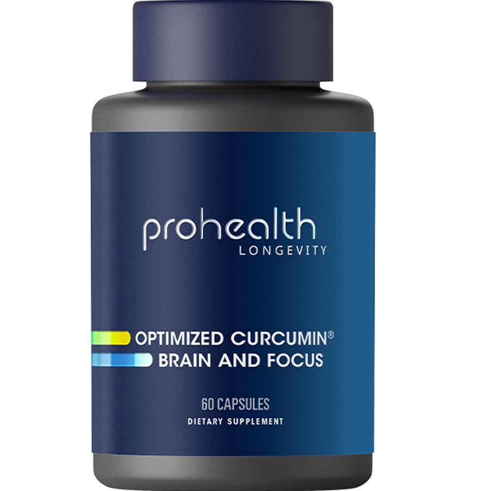 ProHealth Optimized Curcumin bottle for daily mental clarity and focus