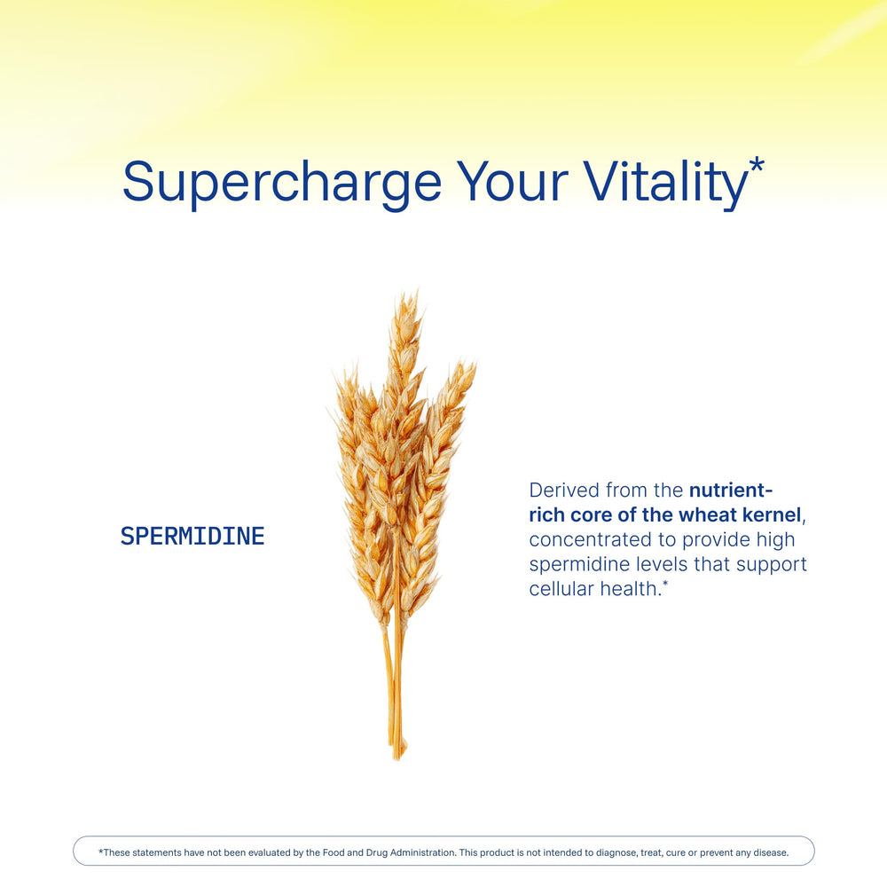 Vegan non-GMO label on ProHealth Pure Spermidine bottle