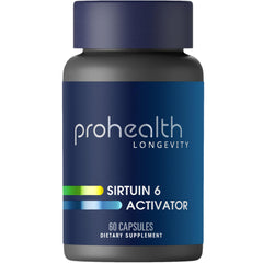ProHealth Sirtuin 6 Activator bottle with 60 capsules for daily longevity support