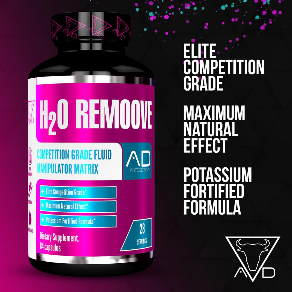 PROJECT AD H2O Remoove pour-action capturing quick mixing with water for easy integration.